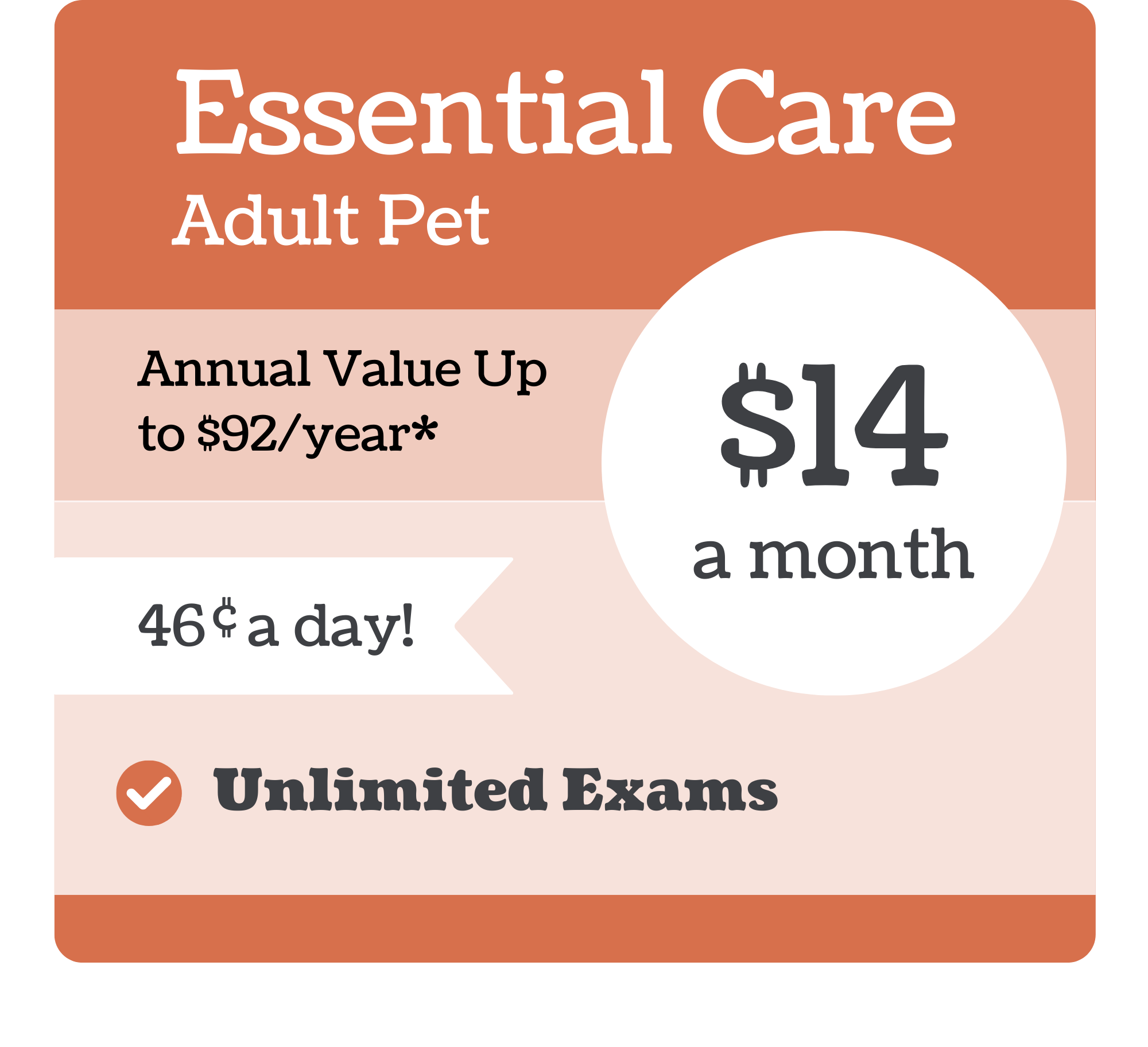 Clinton VIPet Plan_pricing_Essential_Rustic