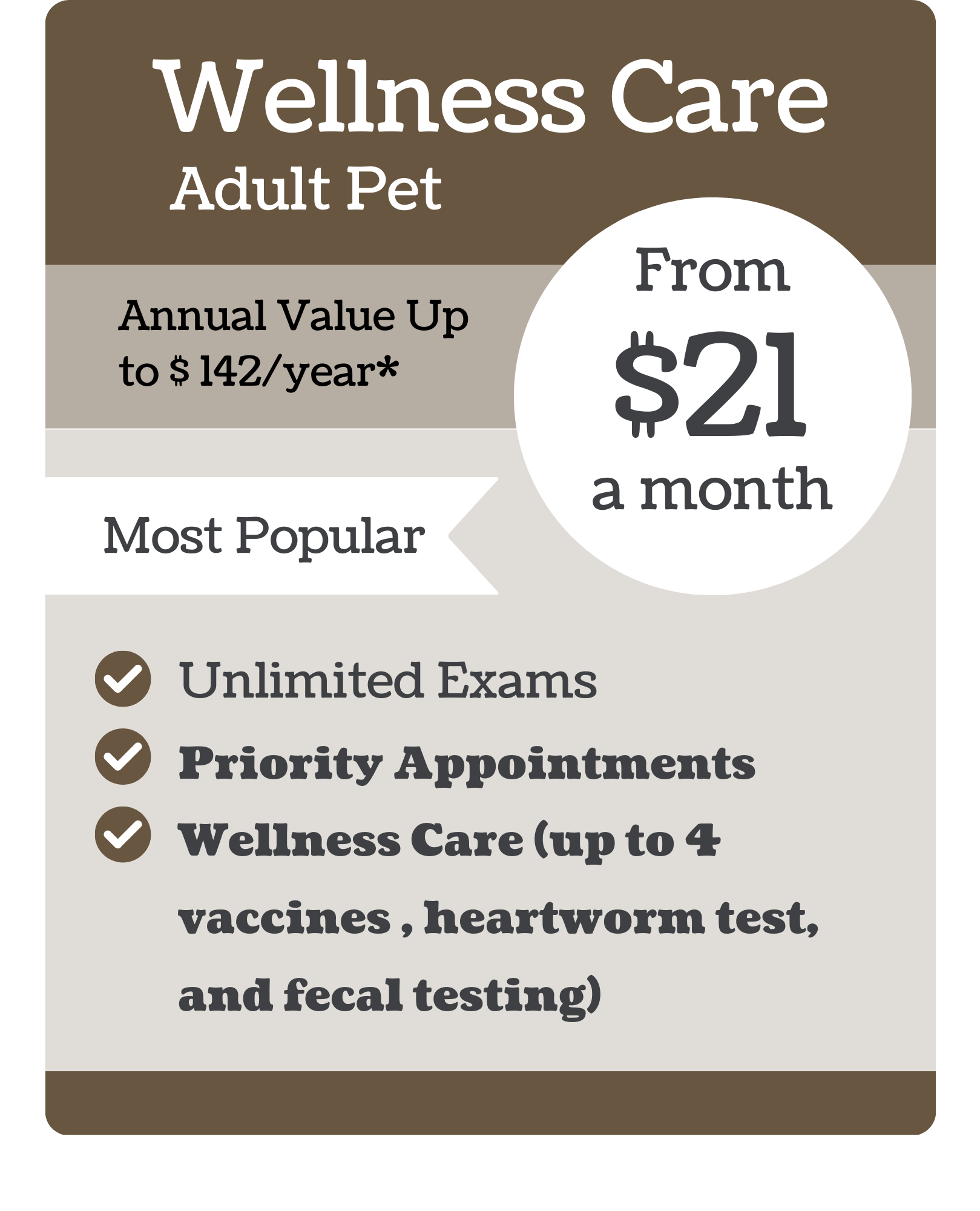 Clinton VIPet Plan_pricing_Wellness_Rustic